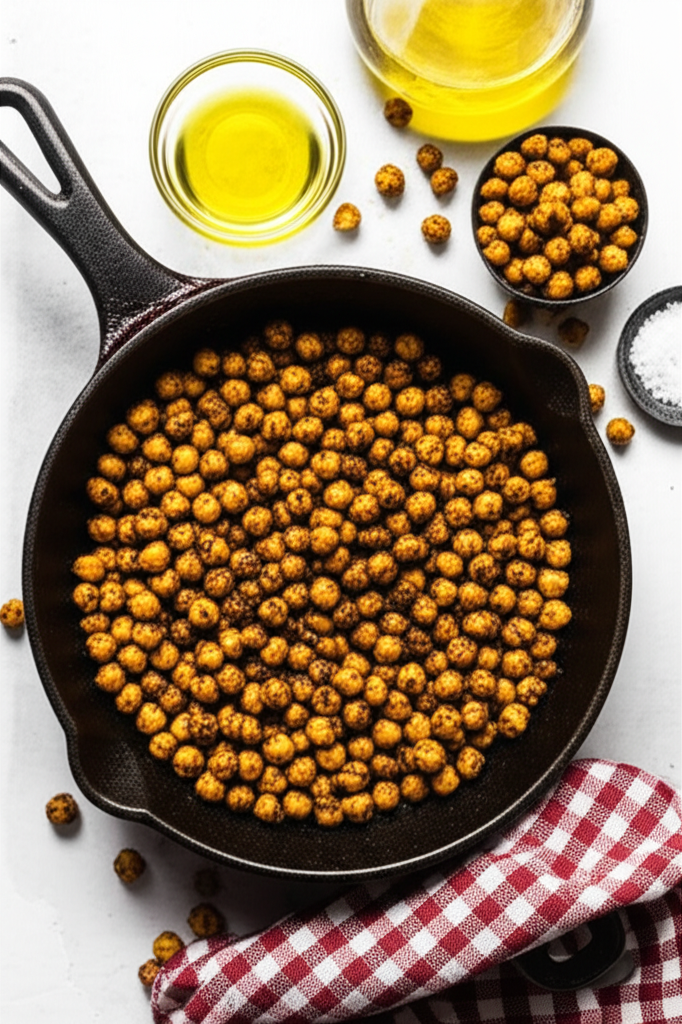 Crispy Chickpea Snacks - CalorieGram AI Recipes
